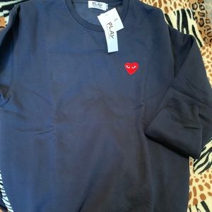 Comme Des garçons xl men’s navy blue sweater